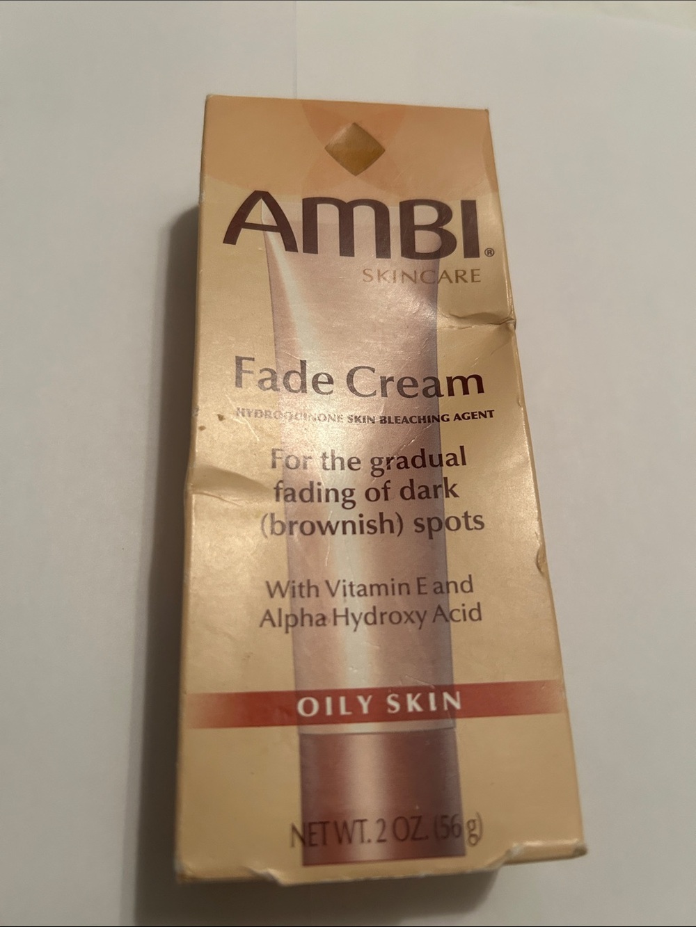 Ambi Fade Cream for Oily Skin- New In Box - 2.0 OZ